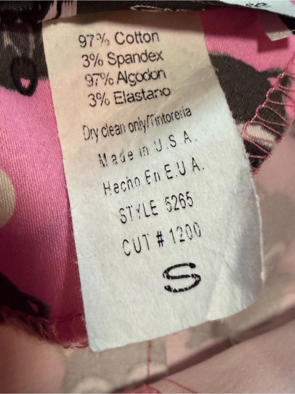 Eva Rose Pink Raccoon Print Dress - Size Small - Picture 4 of 6